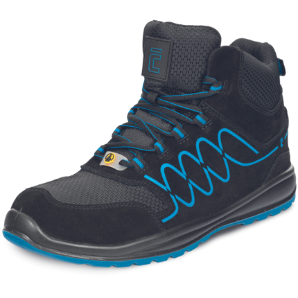 Bocanci de protectie Cerva RAVEN SPORTY S1P ESD SR, cu bombeu metalic si lamela