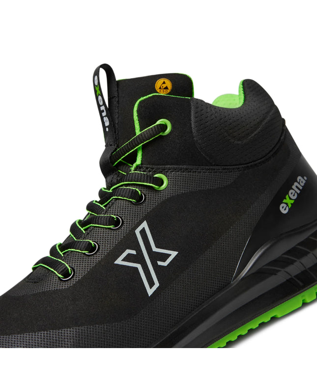 Bocanci de protectie Exena DRACO S3 S FO ESD SR, cu bombeu fibra de sticla si lamela