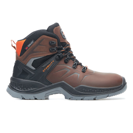 Bocanci de protectie Exena EVEREST BROWN S3 CI WR SRC, cu bombeu din compozit si lamela