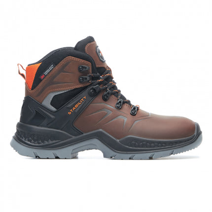 Bocanci de protectie Exena EVEREST BROWN S3 CI WR SRC, cu bombeu din compozit si lamela