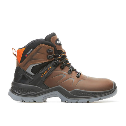 Bocanci de protectie Exena EVEREST BROWN S3 CI WR SRC, cu bombeu din compozit si lamela