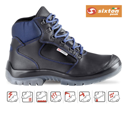 Bocanci de protectie Sixton ILLINOIS S3, cu bombeu metalic si lamela