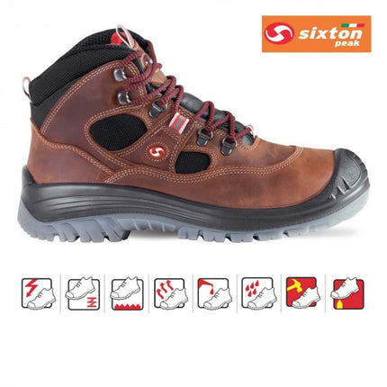 Bocanci de protectie Sixton LABRADOR S3, cu bombeu din compozit si lamela