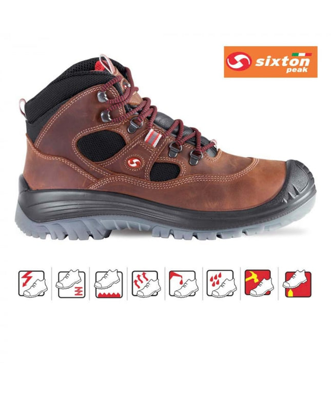 Bocanci de protectie Sixton LABRADOR S3, cu bombeu din compozit si lamela