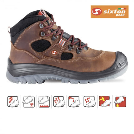 Bocanci de protectie Sixton LABRADOR S3, cu bombeu din compozit si lamela