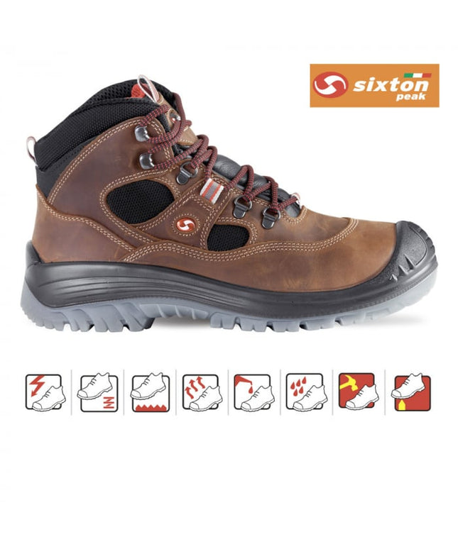 Bocanci de protectie Sixton LABRADOR S3, cu bombeu din compozit si lamela