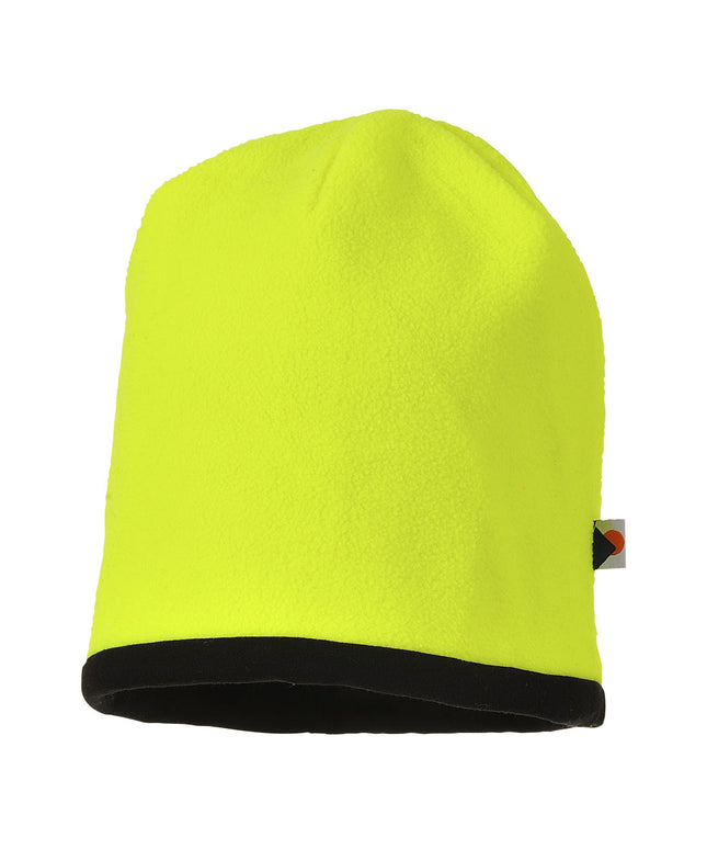 Fes de protectie reflectorizant Portwest BEANIE HA14, 100% poliester, 230g, cu doua fete