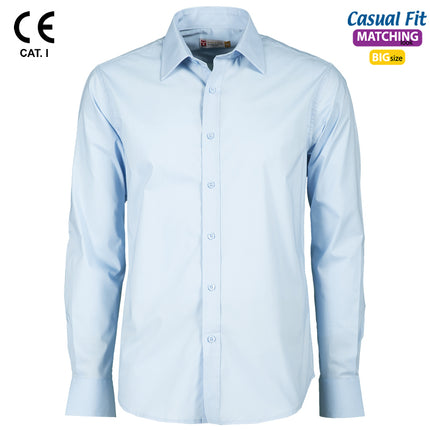Camasa barbat maneca lunga Payper IMAGE, 65% poliester, 32 % bumbac, 3% elastan, 125 gr/mp