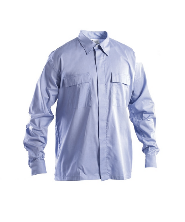 Camasa de protectie P&P ALDO, antistatica, ignifuga, 98% bumbac 2% fibre conductive