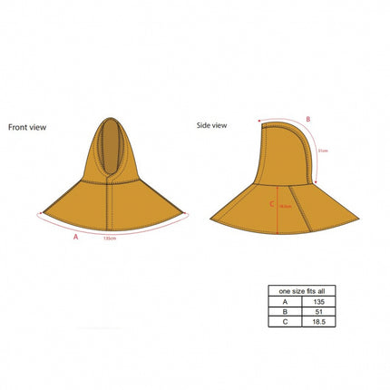 Capison ignifug de protectie sudura Portwest TAN SW33, piele spalt bovina, grosime 1,3 mm