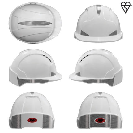 Casca de protectie JSP EVOLITE CR2 VENTED, reflectorizanta