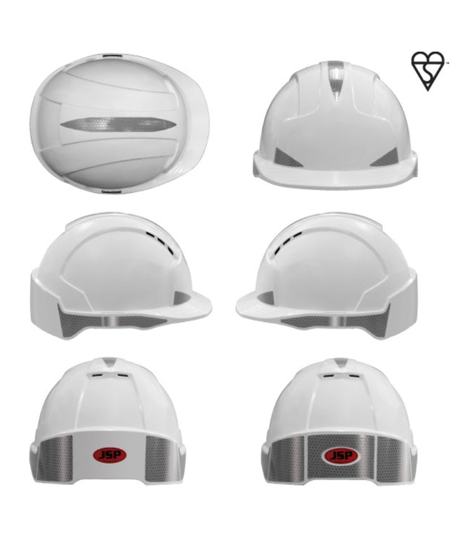 Casca de protectie JSP EVOLITE CR2 VENTED, reflectorizanta