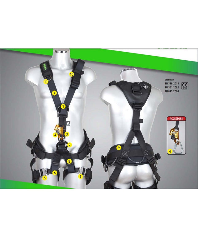 Centura multifunctionala Vertiqual GALAXY GENERATION 2 V85 ECLIPSE, alpinism utilitar