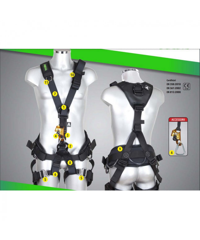 Centura multifunctionala Vertiqual GALAXY GENERATION 2 V85 ECLIPSE, alpinism utilitar