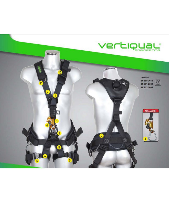Centura multifunctionala Vertiqual GALAXY GENERATION 2 V86 EQUINOX, alpinism utilitar, salvare