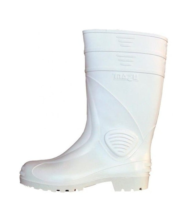 Cizme albe antiacide pentru industria alimentara Usam M5, rezistente la cetone, produse petroliere