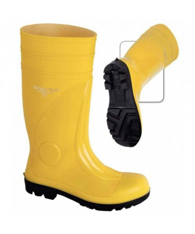 Cizme de protectie din PVC Sirin SAFETY WORK S5, bombeu metalic si lamela