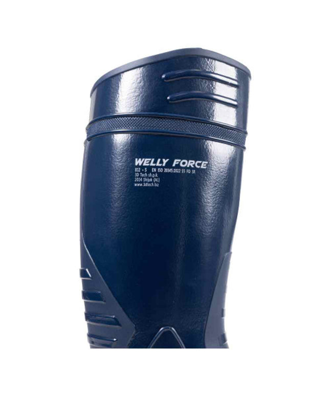 Cizme de protectie Renania WELLY FORCE 812 SR S5, cu bombeu metalic si lamela