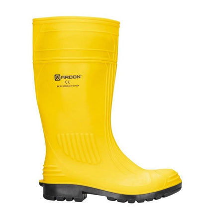 Cizme de protectie din PVC cu talpa din nitril Ardon OILFISH S5, cu bombeu metalic si lamela