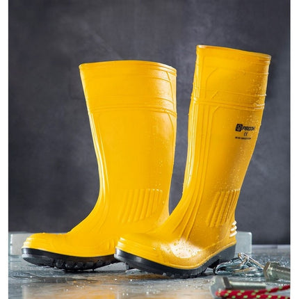 Cizme de protectie din PVC cu talpa din nitril Ardon OILFISH S5, cu bombeu metalic si lamela