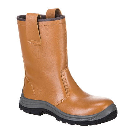 Cizme de protectie Portwest FW06 RIGGER S1P, bombeu metalic si lamela, rezistent pana la 300oC
