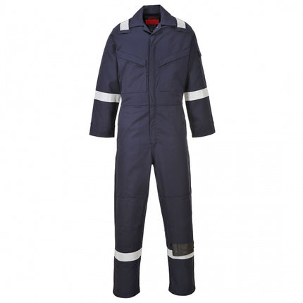 Combinezon ignifug Portwest ARAFLAME GOLD AF53, 93% meta-aramid, 5% para-aramid, 2% fibra de carbon, 150g