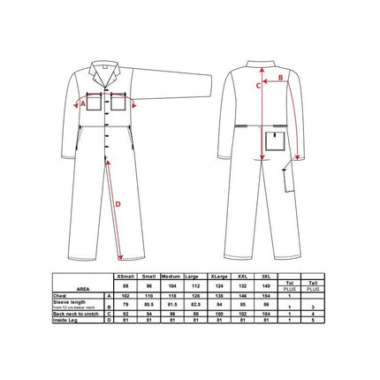 Combinezon de lucru Portwest EURO WORK S998, 100% bumbac, 260g