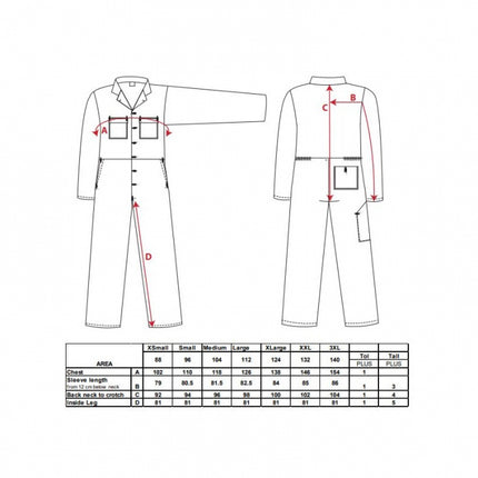 Combinezon de lucru Portwest EURO WORK S998, 100% bumbac, 260g