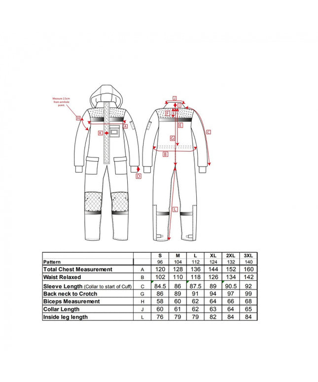 Combinezon de protectie vatuit Portwest COLDSTORE CS12, pentru depozit frigorific, -40C, 100% poliester, 300g