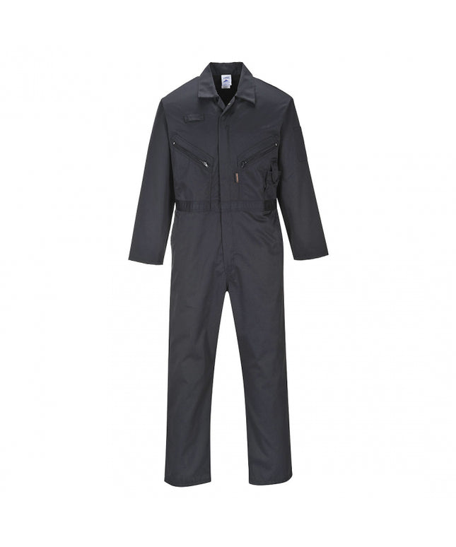 Combinezon de lucru Portwest LIVERPOOL C813, cu fermoar, 65% poliester, 35% bumbac, 245 gr/mp