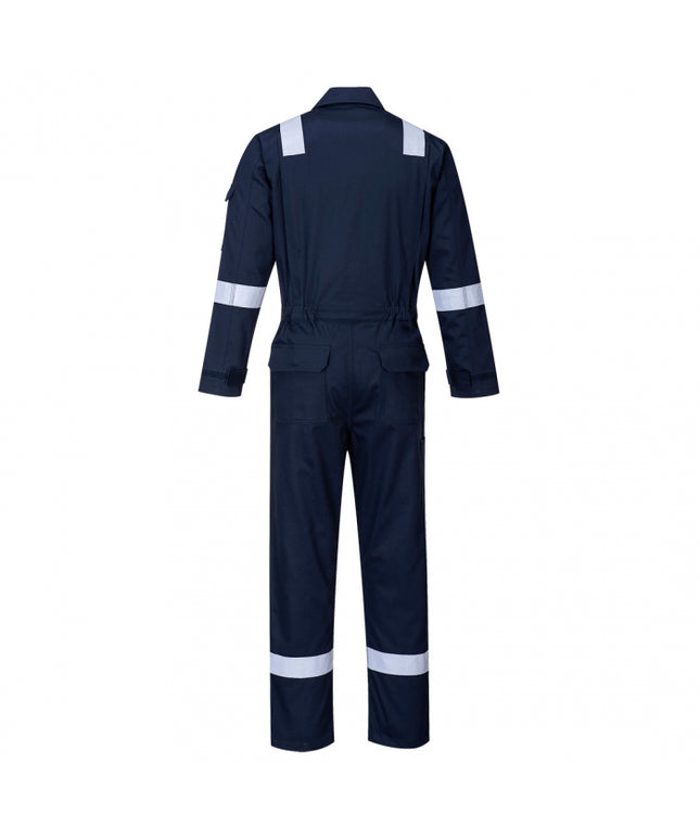 Combinezon ignifug dama reflectorizant Portwest BIZFLAME PLUS FR51, 99% bumbac, 1% fibra de carbon, 350g