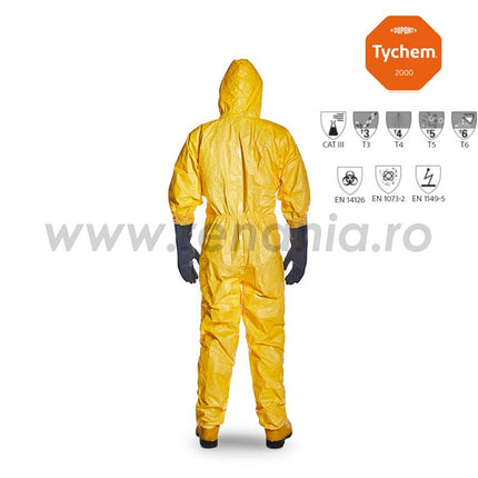 Combinezon de protectie chimica DuPont TYCHEM C