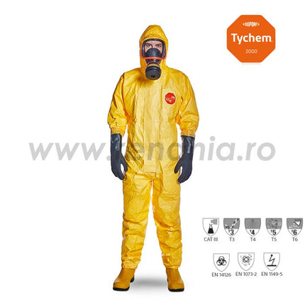 Combinezon de protectie chimica DuPont TYCHEM C