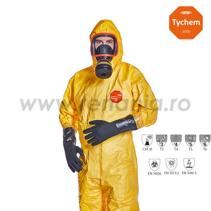 Combinezon de protectie chimica DuPont TYCHEM C