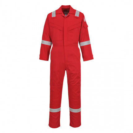 Combinezon ignifug antistatic Portwest FR21, 99% bumbac, 1% fibra de carbon, 210g