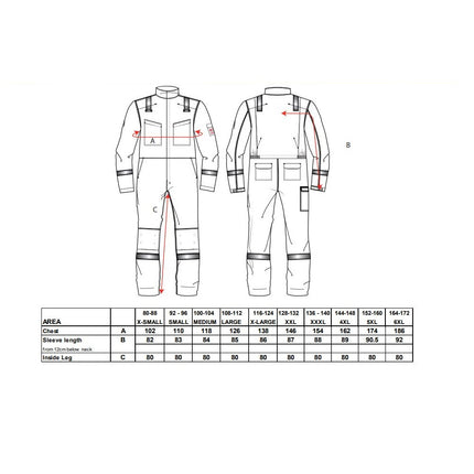 Combinezon ignifug Portwest BIZFLAME ULTRA FR93, 80% bumbac, 19% poliester, 1% fibra de carbon, 340g