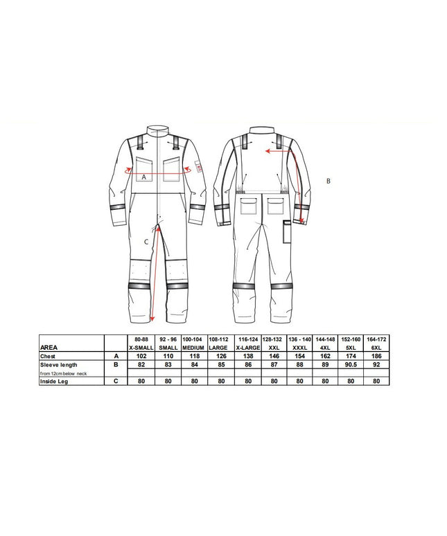 Combinezon ignifug Portwest BIZFLAME ULTRA FR93, 80% bumbac, 19% poliester, 1% fibra de carbon, 340g