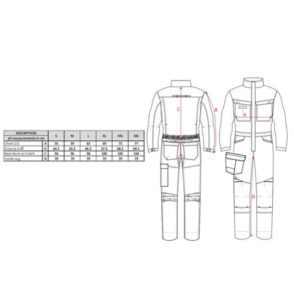 Combinezon ignifug Portwest FR503 - WX3 FR, 60% modacrilic, 39% bumbac, 1% fibre carbon, 280g
