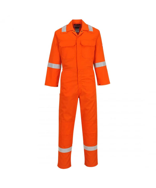 Combinezon ignifugat cu benzi reflectorizante Portwest BZ506 BIZWELD, 100% bumbac, 330 gr/mp
