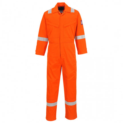 Combinezon ignifug Portwest MODAFLAME MX28, reflectorizant, 60% modacrilic, 39% bumbac, 1% fibre carbon, 280g