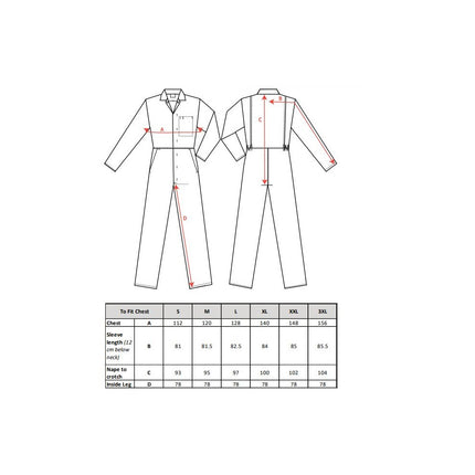 Combinezon de lucru Portwest 2201, pentru industria alimentara, 65% poliester, 35% bumbac, 245g