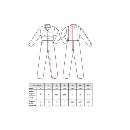 Combinezon de lucru Portwest 2201, pentru industria alimentara, 65% poliester, 35% bumbac, 245g