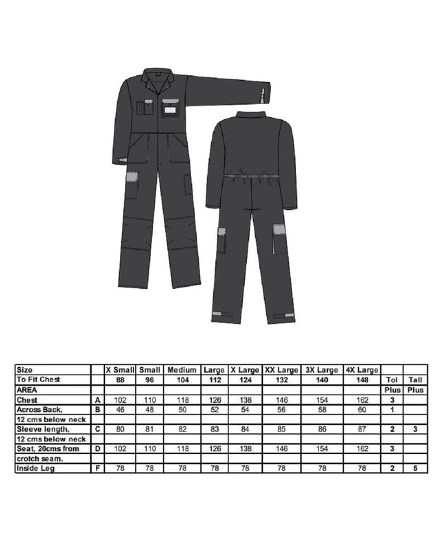 Combinezon de lucru Portwest TEXO CONTRAST TX15, 60% bumbac, 40% poliester, 245g