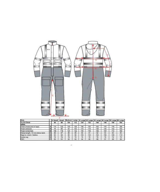 Combinezon vatuit de iarna reflectorizant Portwest HIVIS CONTRAST S485, 100% poliester, 190g