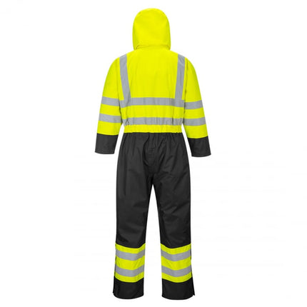 Combinezon vatuit de iarna reflectorizant Portwest HIVIS CONTRAST S485, 100% poliester, 190g