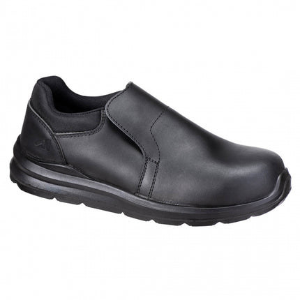 Pantofi de protectie Portwest Compozit SLIP ON SR FO S3S, cu bombeu din compozit si lamela