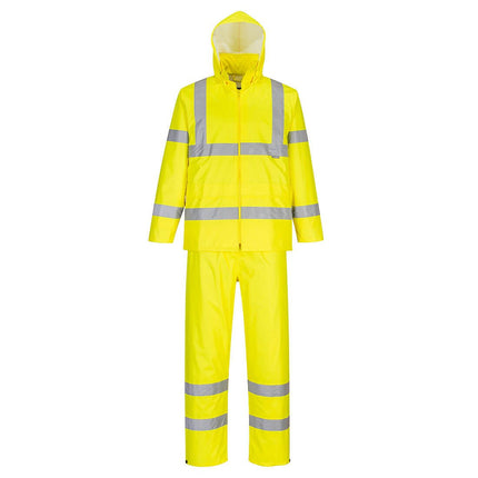 Costum de ploaie impermeabil reflectorizant Portwest PACKAWAY H448, 100% poliester, 200 gr/mp