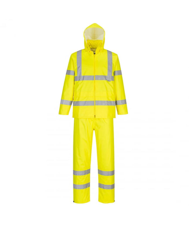 Costum de ploaie impermeabil reflectorizant Portwest PACKAWAY H448, 100% poliester, 200 gr/mp