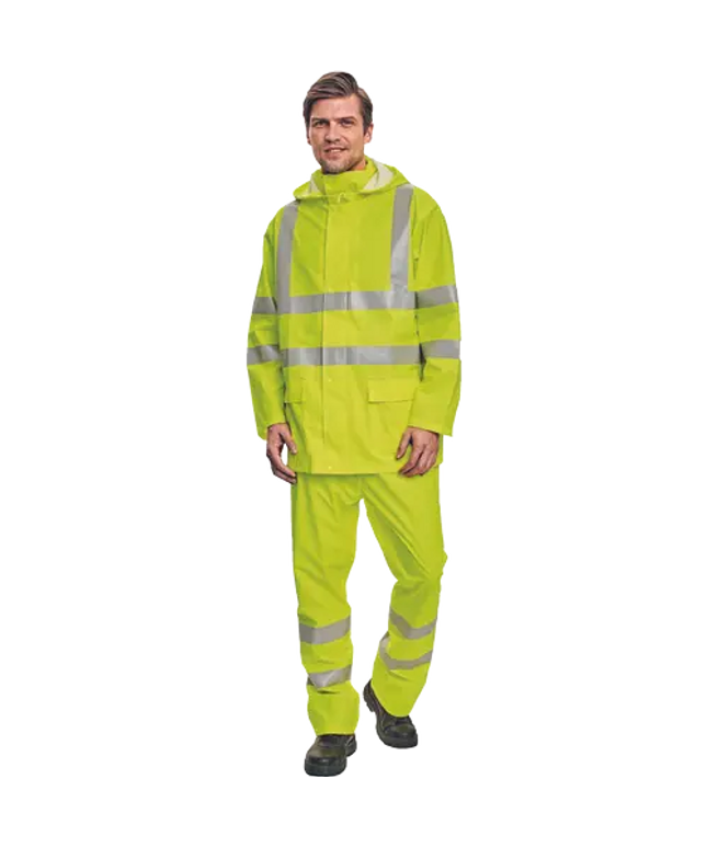 Costum de ploaie impermeabil Cerva SIRET HV, 100% poliester, 200 gr/mp