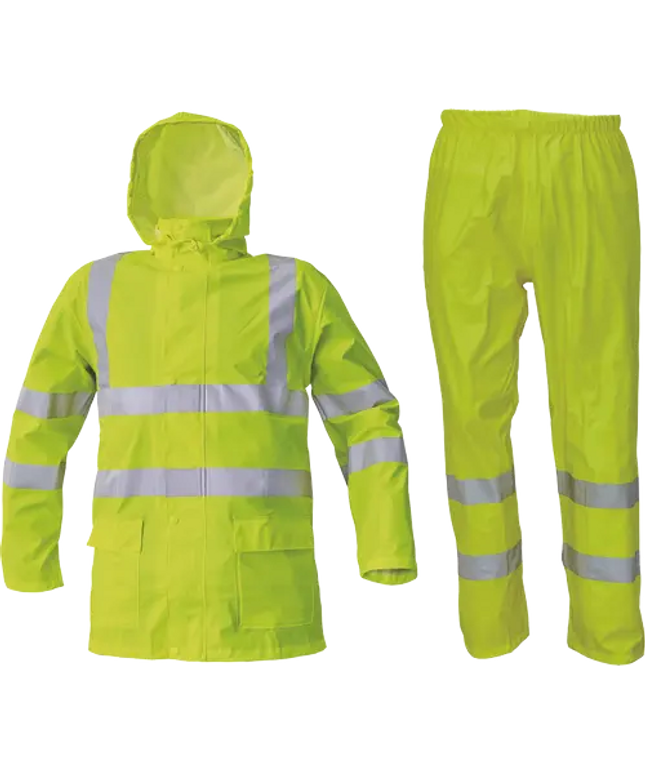 Costum de ploaie impermeabil Cerva SIRET HV, 100% poliester, 200 gr/mp